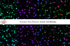 Seamless Star Patterns | Digital Papers Product Image 1