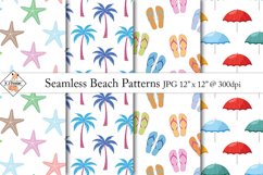 Seamless Beach patterns | Digital papers Product Image 1
