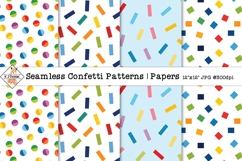 Seamless Confetti Patterns | Papers Product Image 1