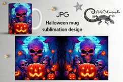 Bright Halloween | Hand drawn Sublimation Mug design, PLUS2 Product Image 1
