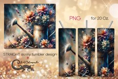 Garden composition | skinny tumbler Sublimation design PLUS2 Product Image 1
