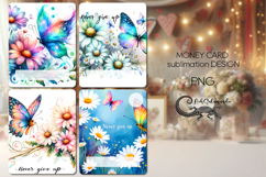 Fantasy butterfly | fairy Money Card Flowers Sublimation PL2 Product Image 1