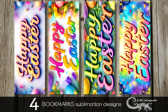 Happy Easter | spring bookmarks sublimation design P2 Product Image 1