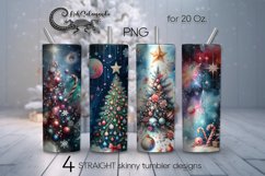 Celestial Christmas | 4 Winter Sublimation Tumbler Designs 2 Product Image 1