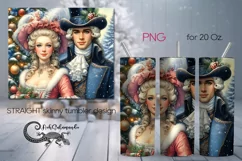 Retro Christmas | Xmas Skinny Tumbler Sublimation Design PL2 Product Image 1