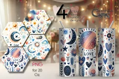 Valentine Inscription | 4 scandy Skinny tumbler designs PL Product Image 1