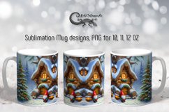 Christmas gnome | Xmas Mug sublimation design PLUS2 Product Image 1