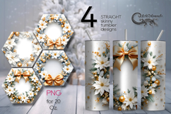 Christmas decor | 4 xmas Sublimation Tumbler Designs P2 Product Image 1