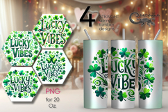 St. Patrick's day vibes | 4 tumbler sublimation designs P2 Product Image 1
