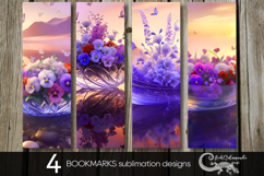 Fantasy sunset | magic bookmarks sublimation design PLUS2 Product Image 1