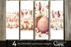 Easter rabbit | spring bookmarks sublimation design P2 Product Image 1