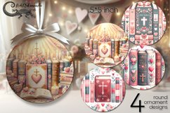 Hole bible | round ornaments sublimation design PL2 Product Image 1