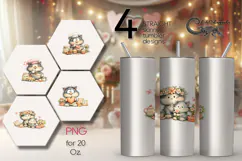 Mom's cat | 4 Mother's day Skinny tumbler sublimation PL2 Product Image 1