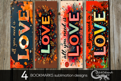 Hippie inscription | Teardrop Earring sublimation designs P2 Product Image 1