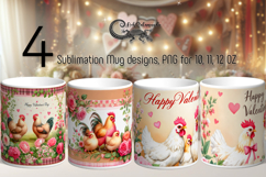 Valentine Farm | 4 farmhouse Mug sublimation designs Product Image 1