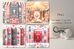 Hole bible | square coaster sublimation designs PL2 Product Image 1