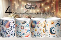 Valentine inscription | 4 scandi Sublimation Mug designs 2 Product Image 1