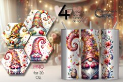 Easter gnomes | Skinny tumbler Sublimation design PLUS2 Product Image 1