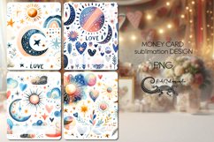 Nursery Card | 4 scandi Money Card Sublimation designs2 Product Image 1