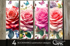 Romantic rose | bookmarks sublimation design PLUS2 Product Image 1