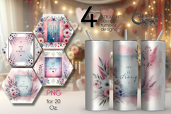 Motivating inscriptions 5 | Skinny tumbler sublimation PL2 Product Image 1