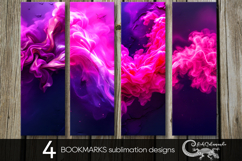 Abstract purple background | bookmarks sublimation design P2 Product Image 1