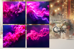 Abstract purple background | 4 square coaster sublimation Product Image 1