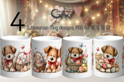 Easter animals | 4 Spring Sublimation Mug designs P2 Product Image 1