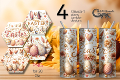 Easter rabbit | 4 Skinny tumbler Sublimation designs PL Product Image 1
