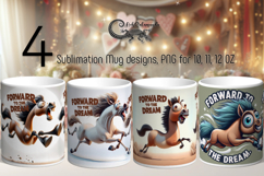 Funny animals | 4 Cartoon Mug sublimation designs, PL2 Product Image 1