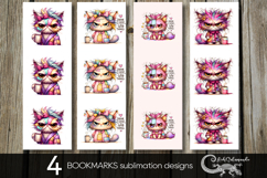 Good Morning | 4 coffee bookmarks sublimation designs PL2 Product Image 1