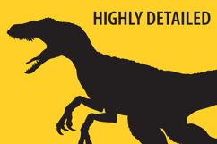 Dinosaur Road Sign Stickers Set 19 vector Designs Product Image 2