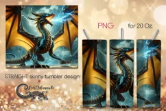 Chinese dragon | mystic Skinny tumbler sublimation design P2 Product Image 1