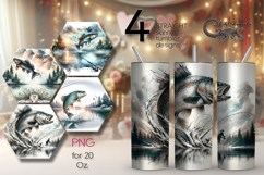 Fish on | 4 fishing skinny tumbler Sublimation designs PL2 Product Image 1