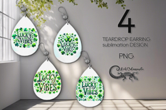 St. Patrick's day vibes | 4 teardrop Earrings designs P2 Product Image 1