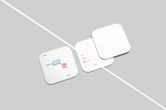 Square Business Card Mockup Product Image 2