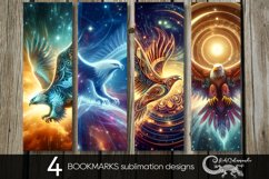 Fantasy eagle | mystic bookmarks sublimation design PLUS2 Product Image 1