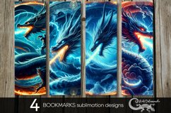 Chinese dragon | magic bookmarks sublimation design PLUS2 Product Image 1