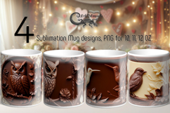 Chocolate | 4 Candy Mug Sublimation designs PL2 Product Image 1