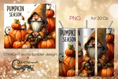 Pumpkin season | Skinny Tumbler Sublimation design PLUS Product Image 1