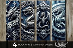 Fantasy dragon | mystic bookmarks sublimation design PLUS2 Product Image 1