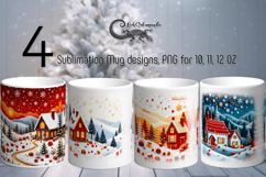 Embroidery landscape | Mug sublimation design bundle, P2 Product Image 1