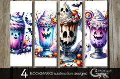 Halloween character | 4 bookmarks sublimation designs P2 Product Image 1