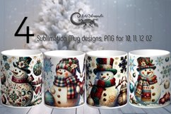 Vintage Christmas | 4 Xmas Sublimation Mug designs2 Product Image 1