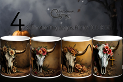 Halloween cow | 4 Sublimation Mug designs PLUS2 Product Image 1