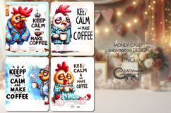 Morning coffee | 4 Funny Money Card Sublimation designs P2 Product Image 1