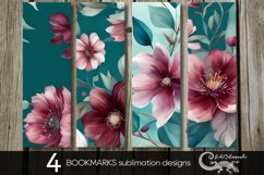 Vintage flowers | bookmarks sublimation design PLUS2 Product Image 1