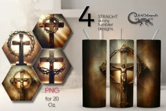 Bible | Christian Faith Skinny tumbler sublimation designs2 Product Image 1