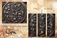 Metallic pattern design | Straight Skinny Tumbler PLUS2 Product Image 1