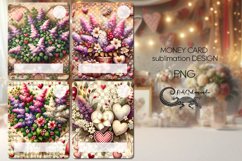 Romantic lilac bush | 4 Money Card Sublimation designs PLUS Product Image 1